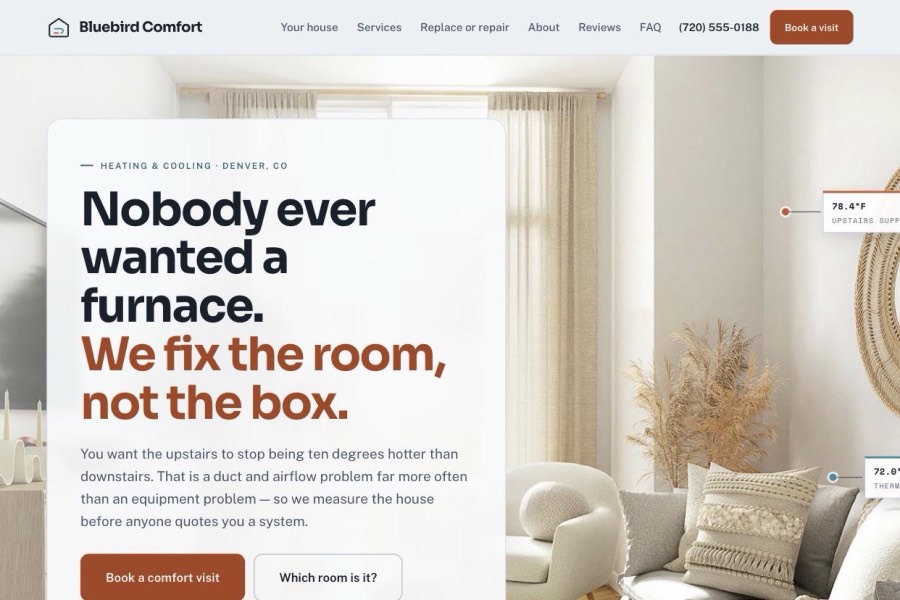 Bluebird Comfort — HVAC